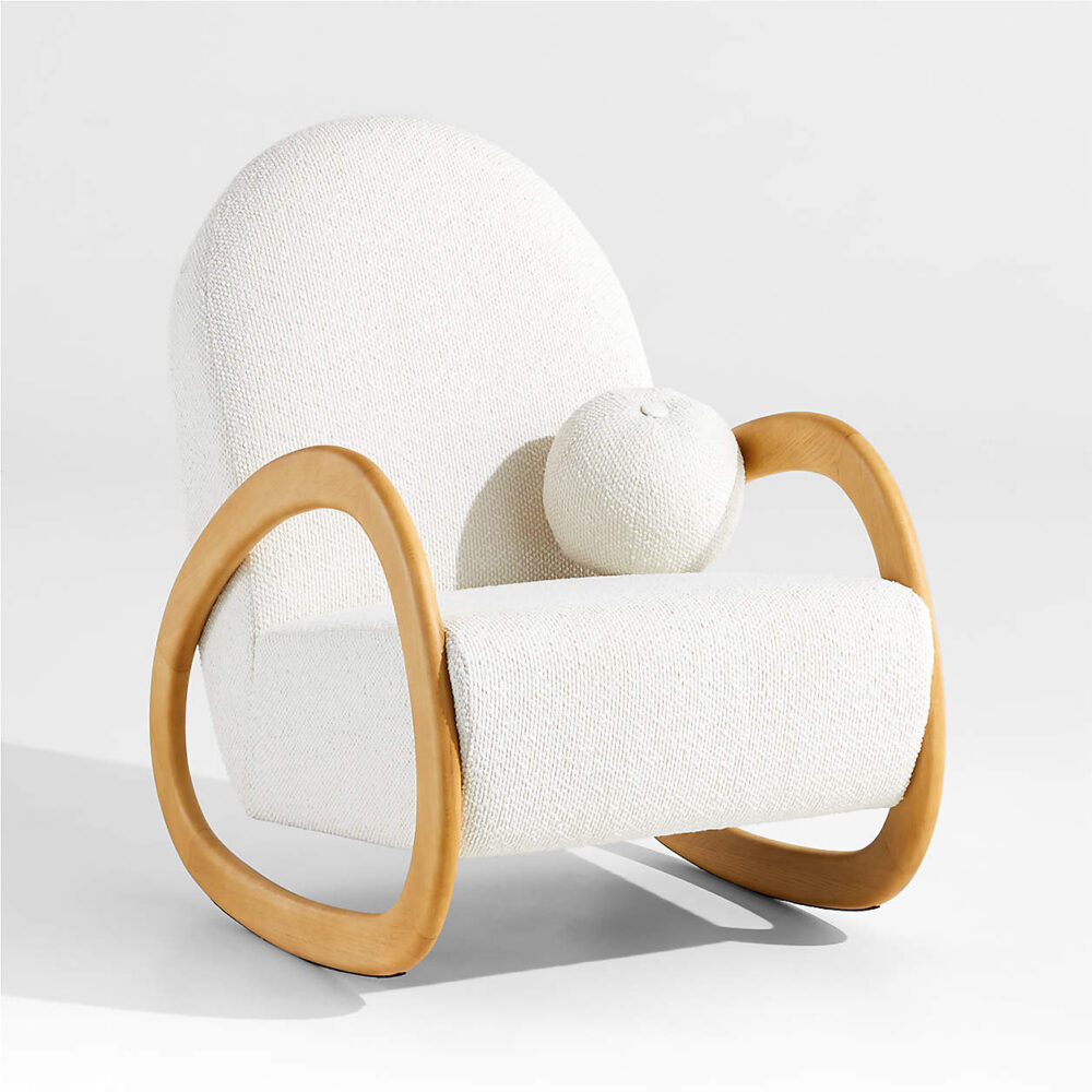 Sherpa Light Brown Bear Kids Play Chair - Image 3